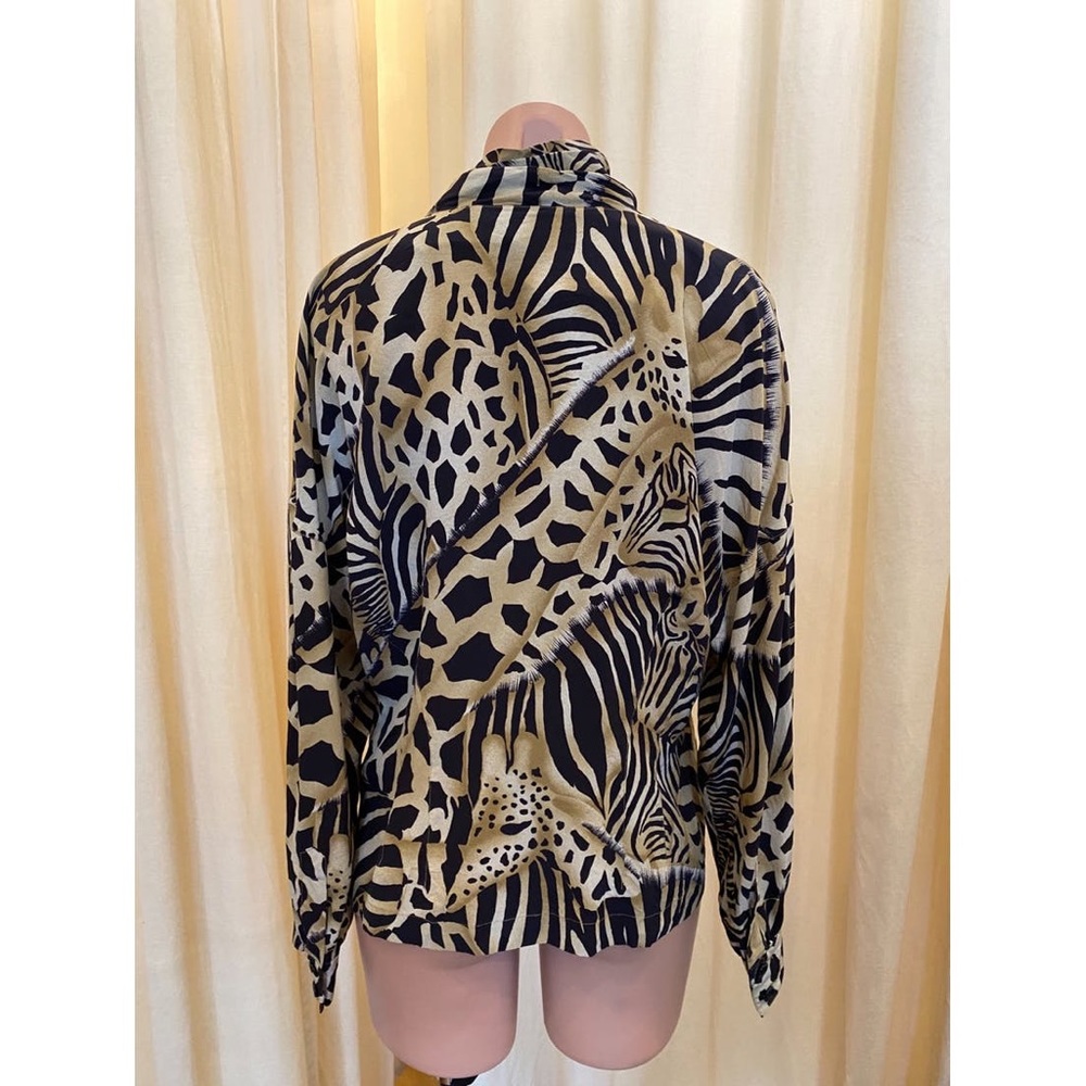Vintage Escada Silk Blouse - Size 8 - Picture 5 of 9